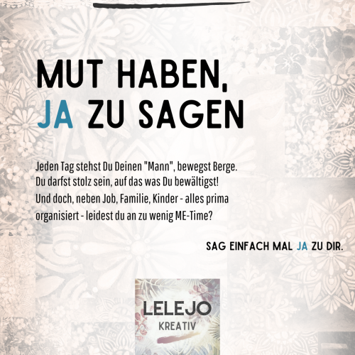 Mut haben, JA zu sagen